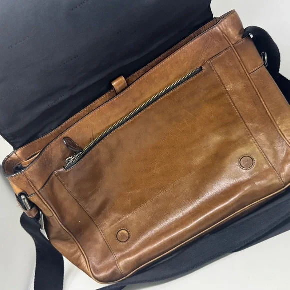 Coach Brown Metropolitan Leather Briefcase Messenger Bag - Vintage - Picture 4 of 14